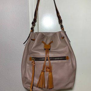 Dooney & Bourke Large Leather Drawstring Bag